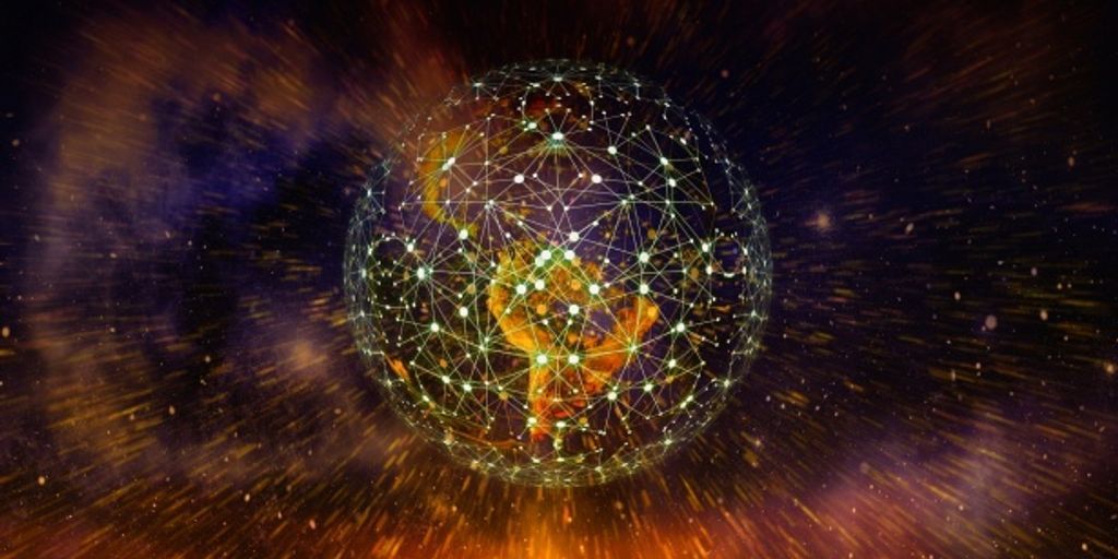 global network concept with people connected around the world