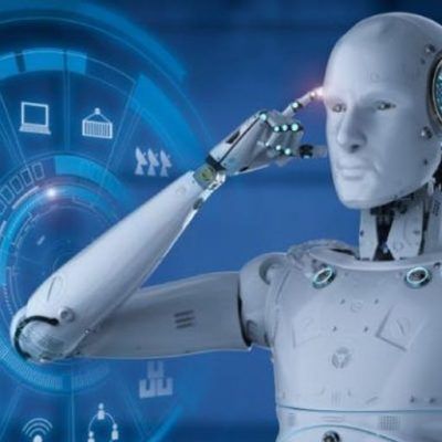 futuristic technology artificial intelligence robots automation
