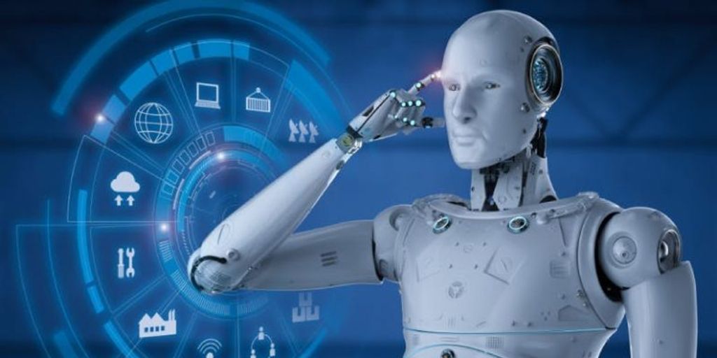 futuristic technology artificial intelligence robots automation