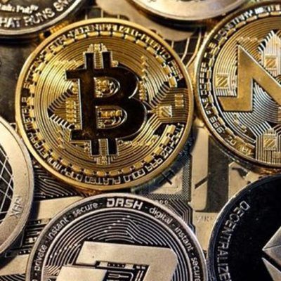 cryptocurrency digital coins and blockchain technology